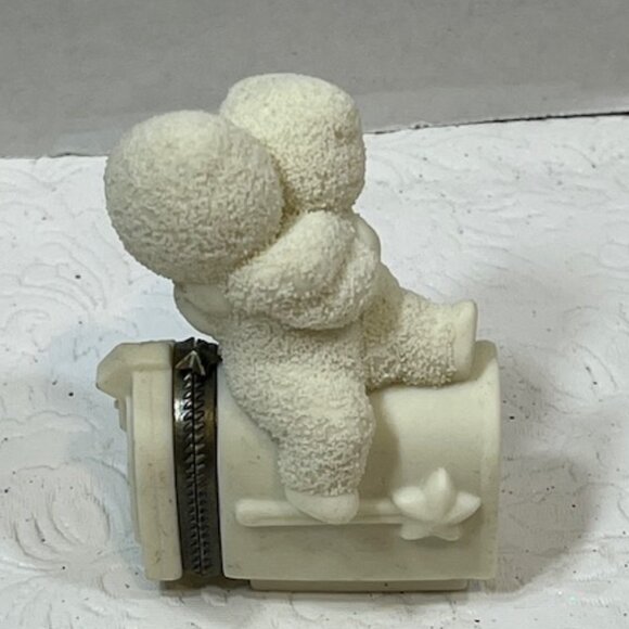 VTG Snow Babies Hugs & Kisses 1999 Hinged Mini Mailbox 2"x3" - Picture 7 of 16
